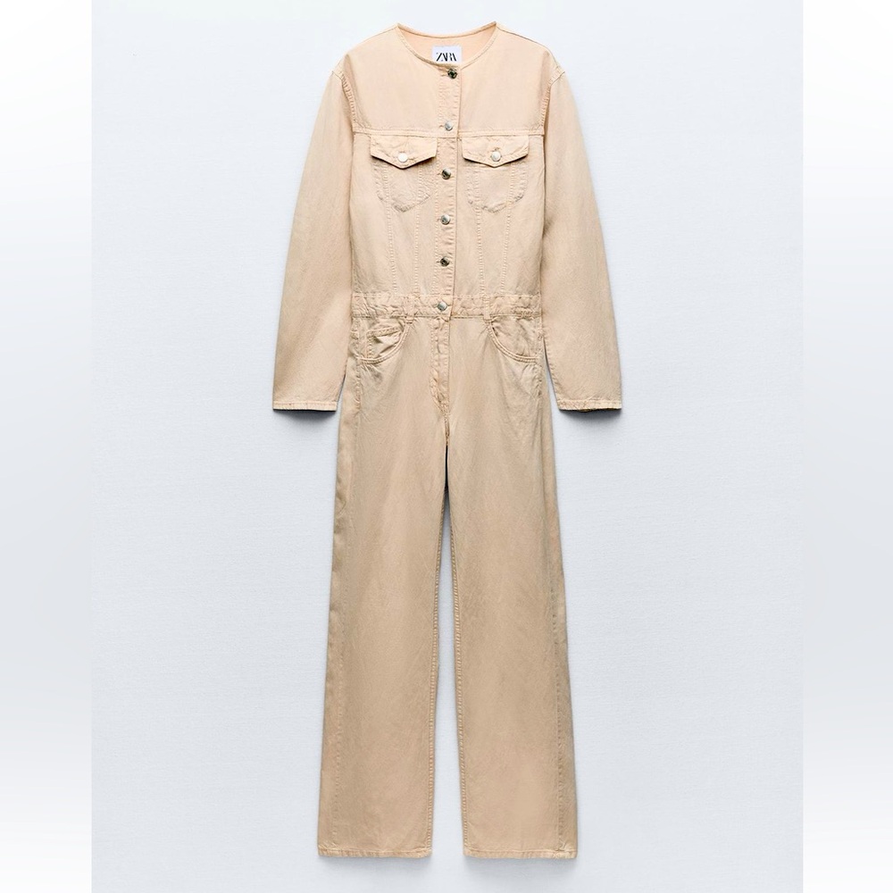 Zara long flowy jumpsuit